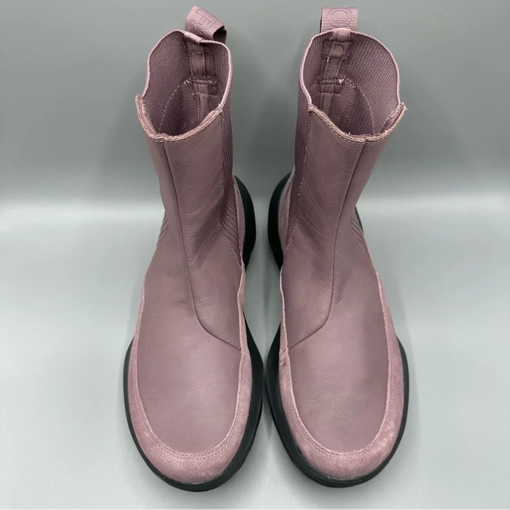 The North Face Knit Platform Leather Boots - Picture 2 of 10